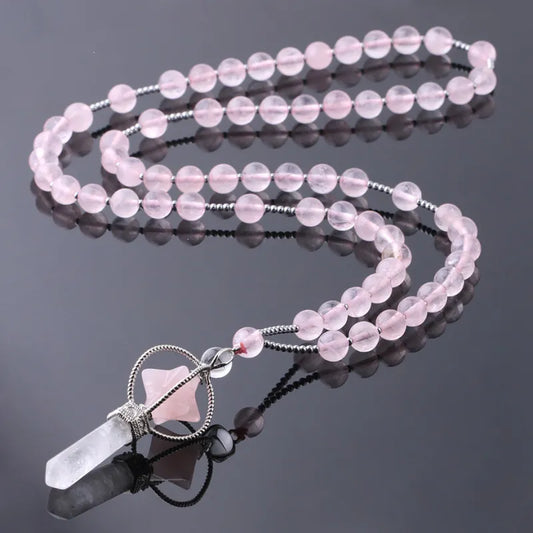 Healing Rose Quartz Necklace